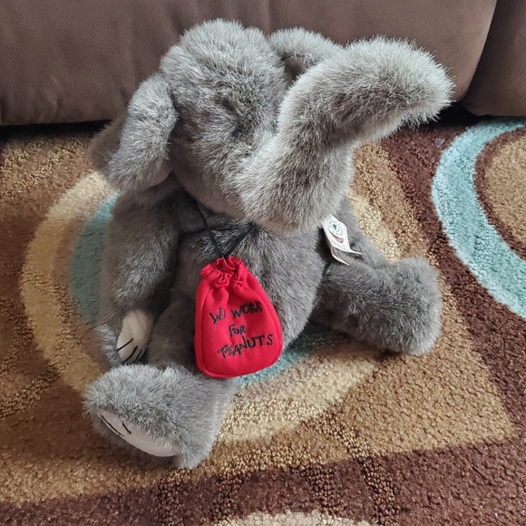 Boyds Bears Hannibel Trunkster #55223 Elephant, Will work for peanuts 🐘🥜 - Picture 2 of 6